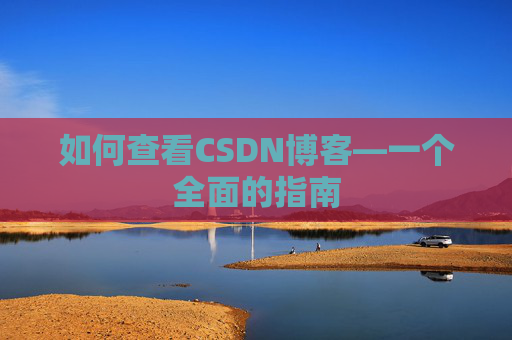 如何查看CSDN博客—一个全面的指南